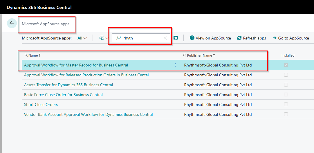 Approval Workflow for Master Records